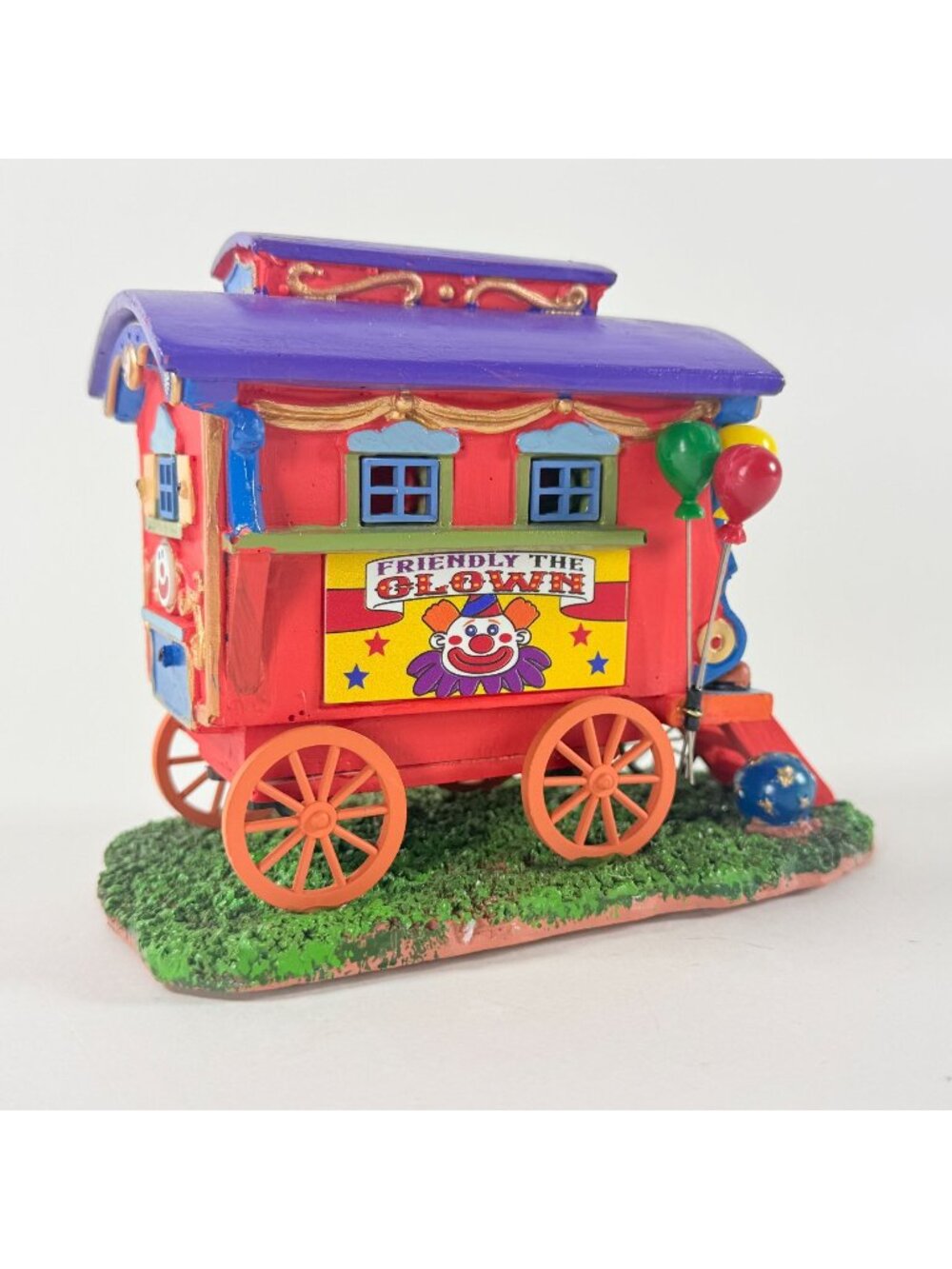 Lemax Friendly The Clown Caravan 43723 Carnival Wagon Holiday Village Circus
